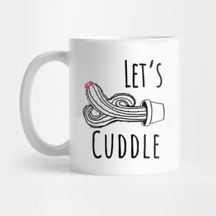 Let's Cuddle Cactus Mug